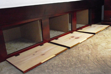 Side drawer coffee slide out