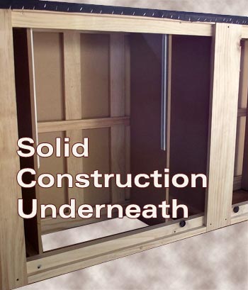 Solid construction waterbed